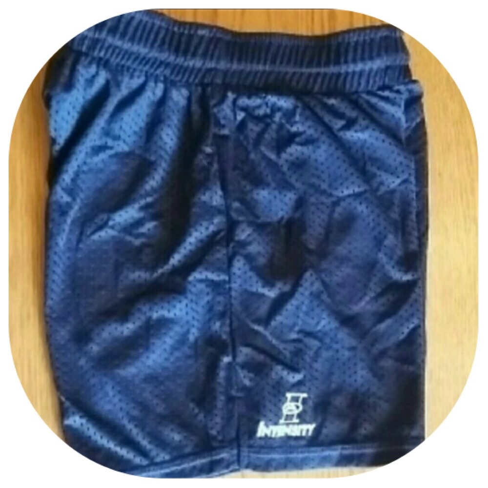 NEW Women's Blue Mesh Shorts sz xxsml